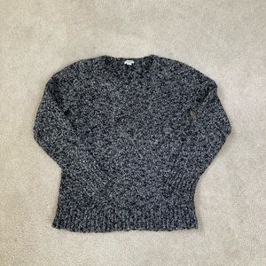 L.L. Bean 100% Cotton Black and White Sweater - Small